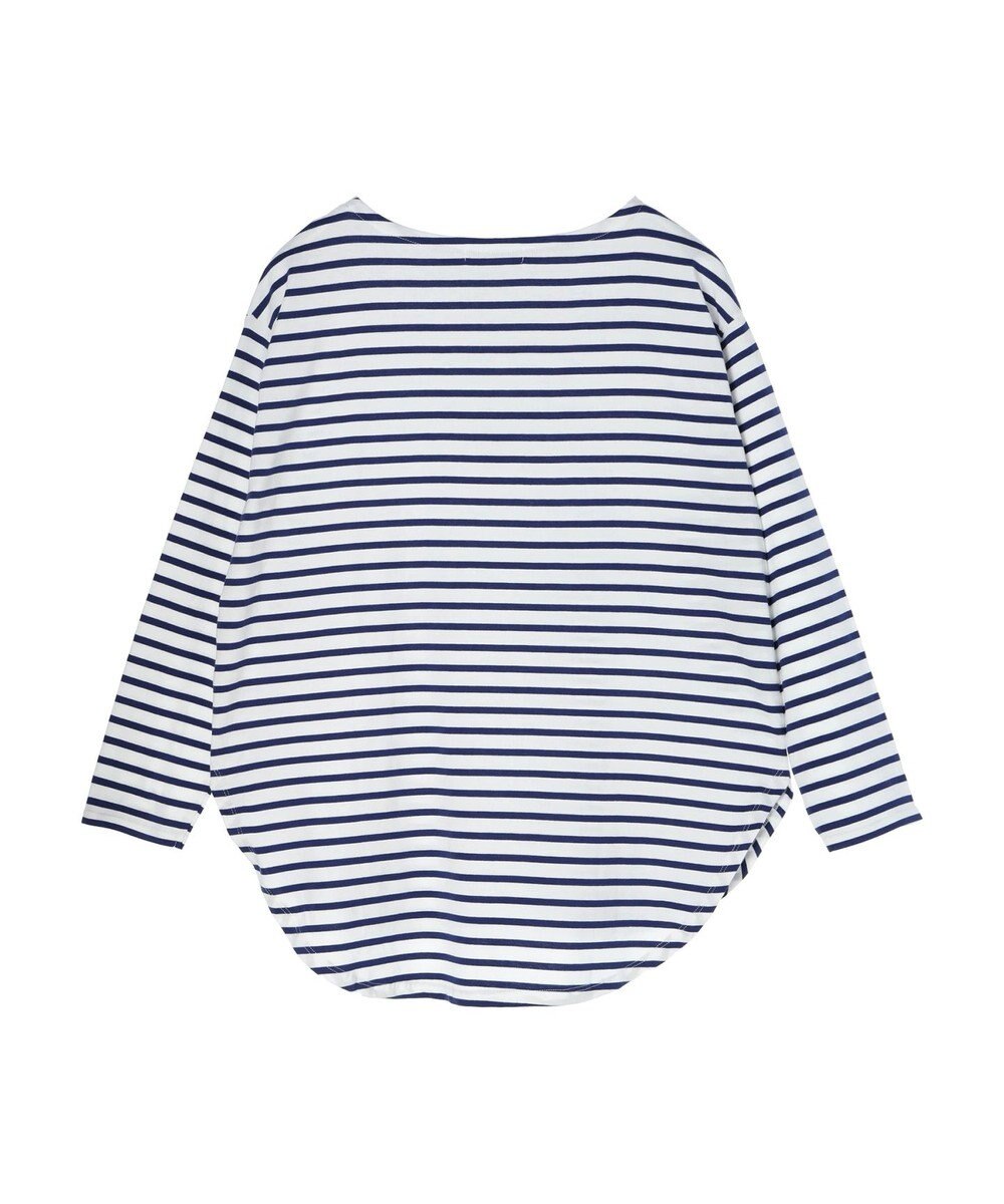 Green Parks ラウンドボーダーリラックスプルオーバー 