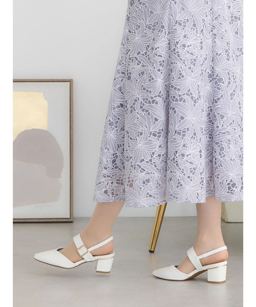 earth music&ecology ＳＥＴ２点　シアーブラウス＋レースキャミワンピース 