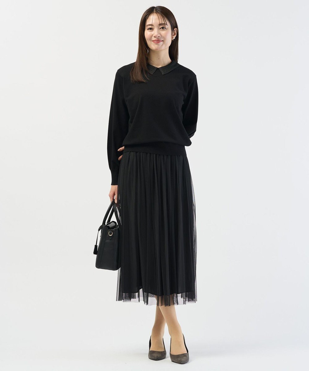 J.PRESS LADIES 【2way】リバーシブル チュール スカート 