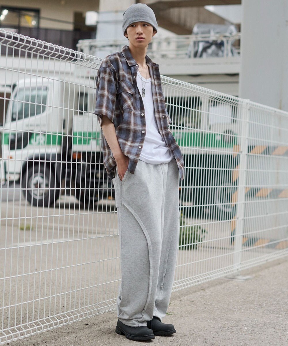 WEGO オンブレチェックシャツ（SS） 