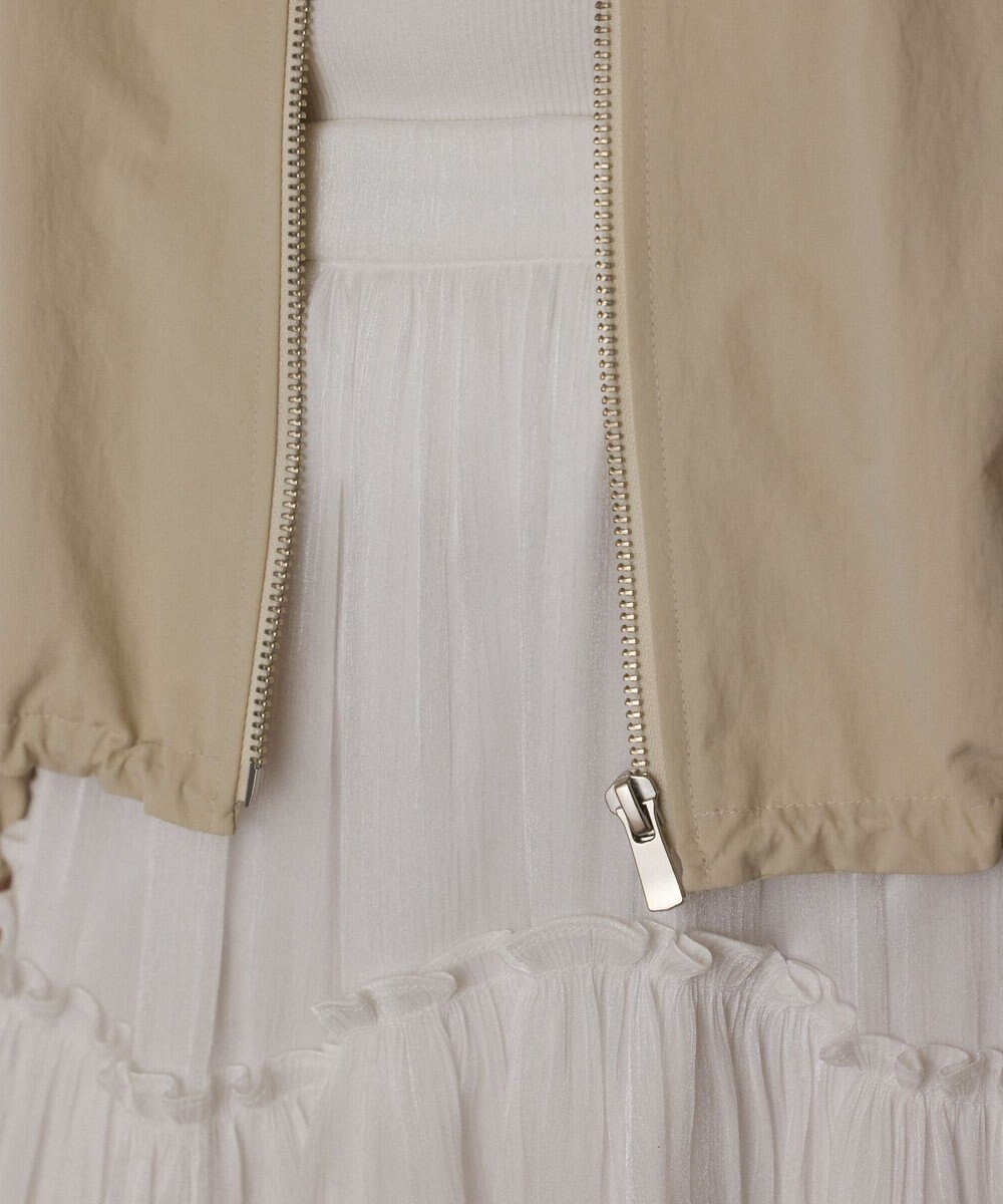 GRACE CONTINENTAL ナイロンバルーンフードジャケット 