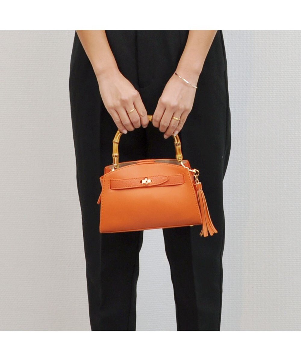 UNBILLION カシュカシュ cachecache / バンブーヒネリミニハンドバッグ 