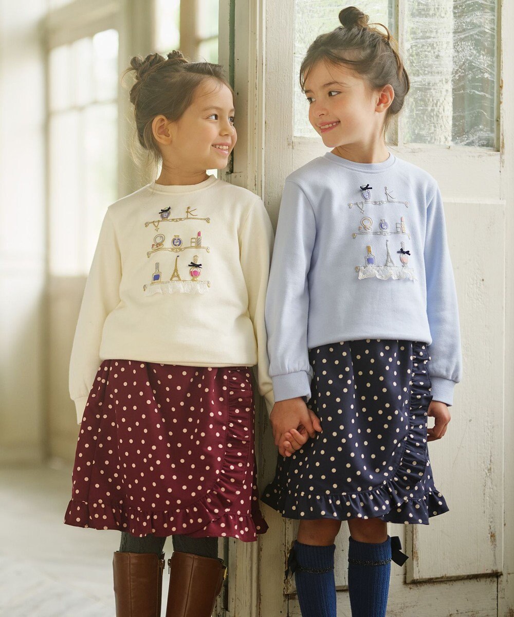 組曲 KIDS 【110-140㎝】Lady Dot スカート 