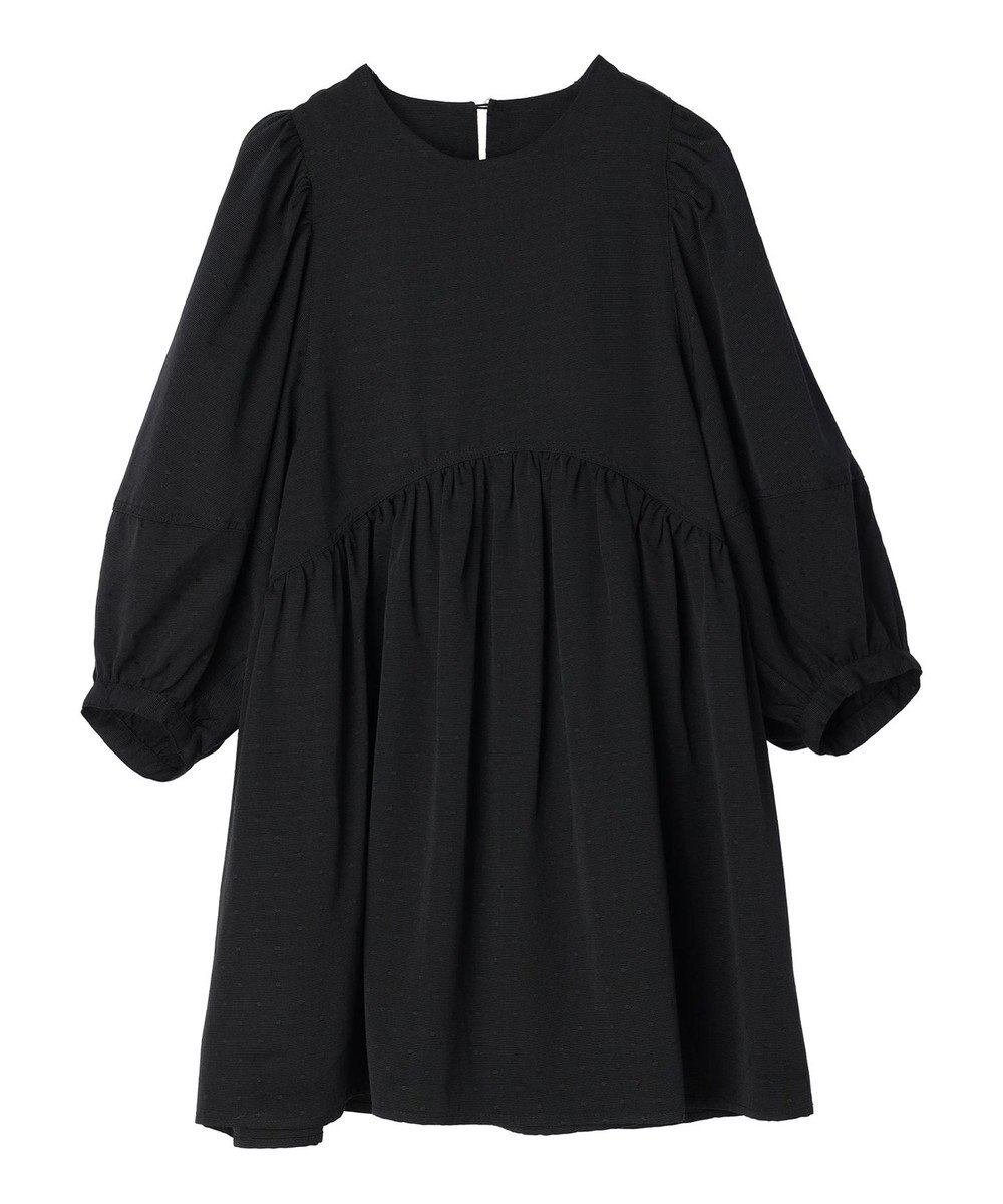 AMERICAN HOLIC ドットジャガード袖ボリュームチュニック 