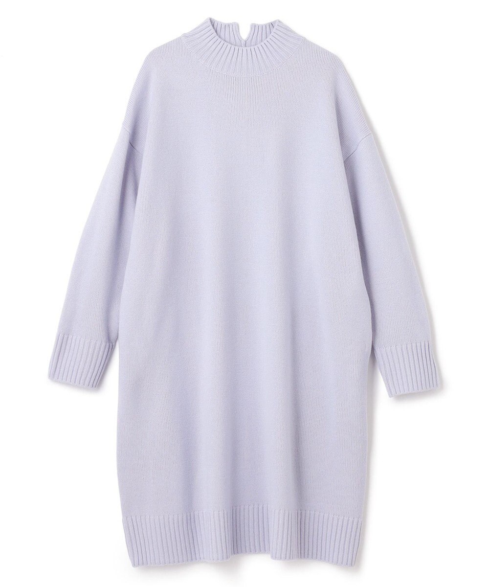 UNFILO 【洗える】チュニック ニットワンピース 