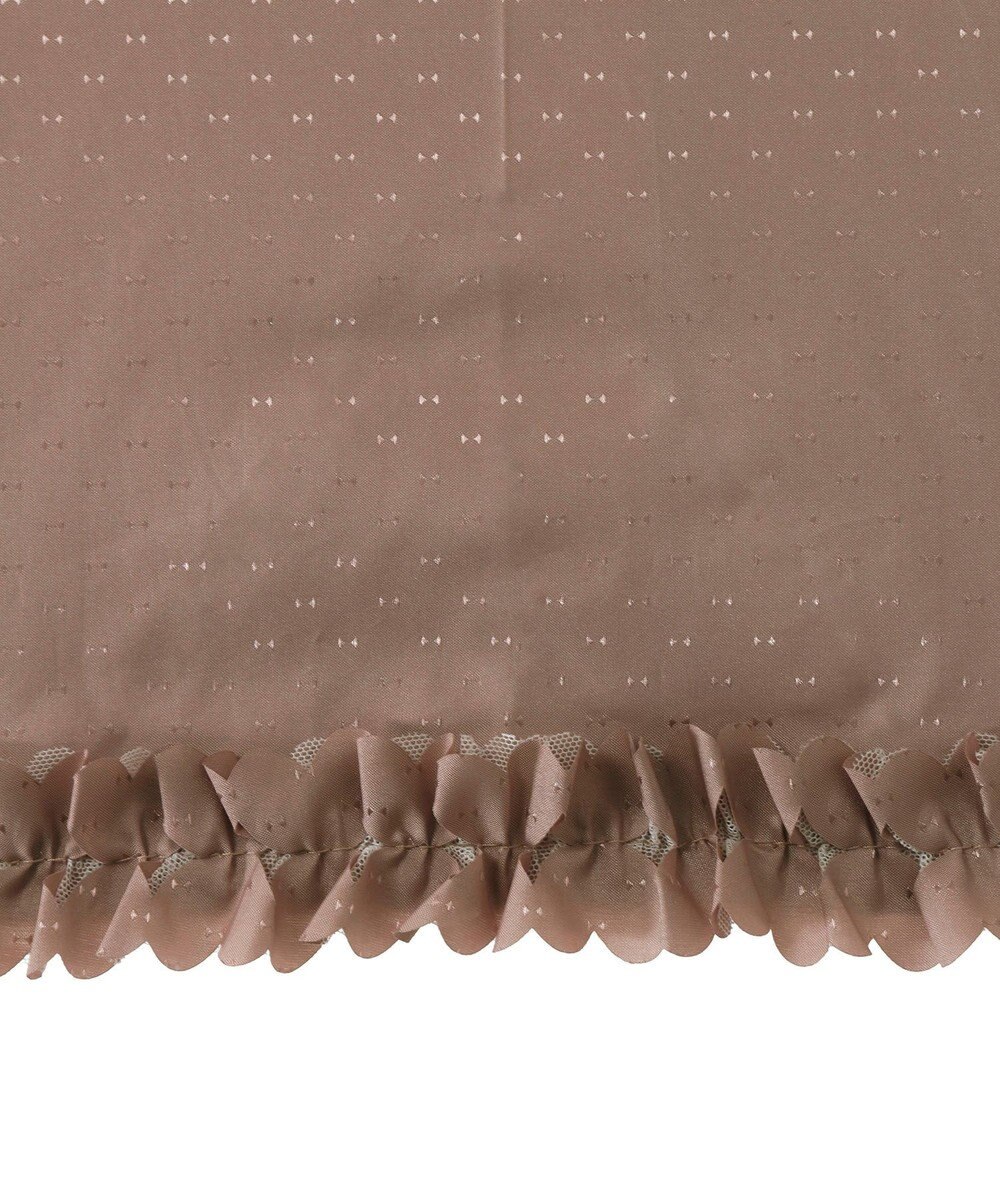 MOONBAT 【晴雨兼用日傘】LANVIN en Bleu (ランバン オン ブルー) 折りたたみ日傘 ドビーフリル 遮光 遮熱 UV 