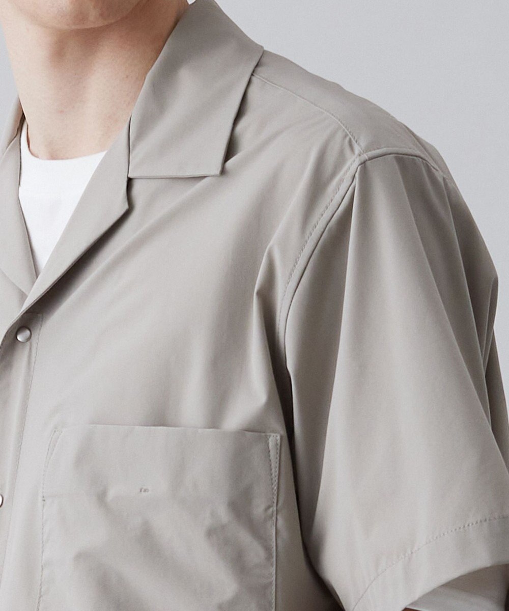 UNFILO MENS FINE MOVE オープンカラーシャツ [23年春夏商品] 