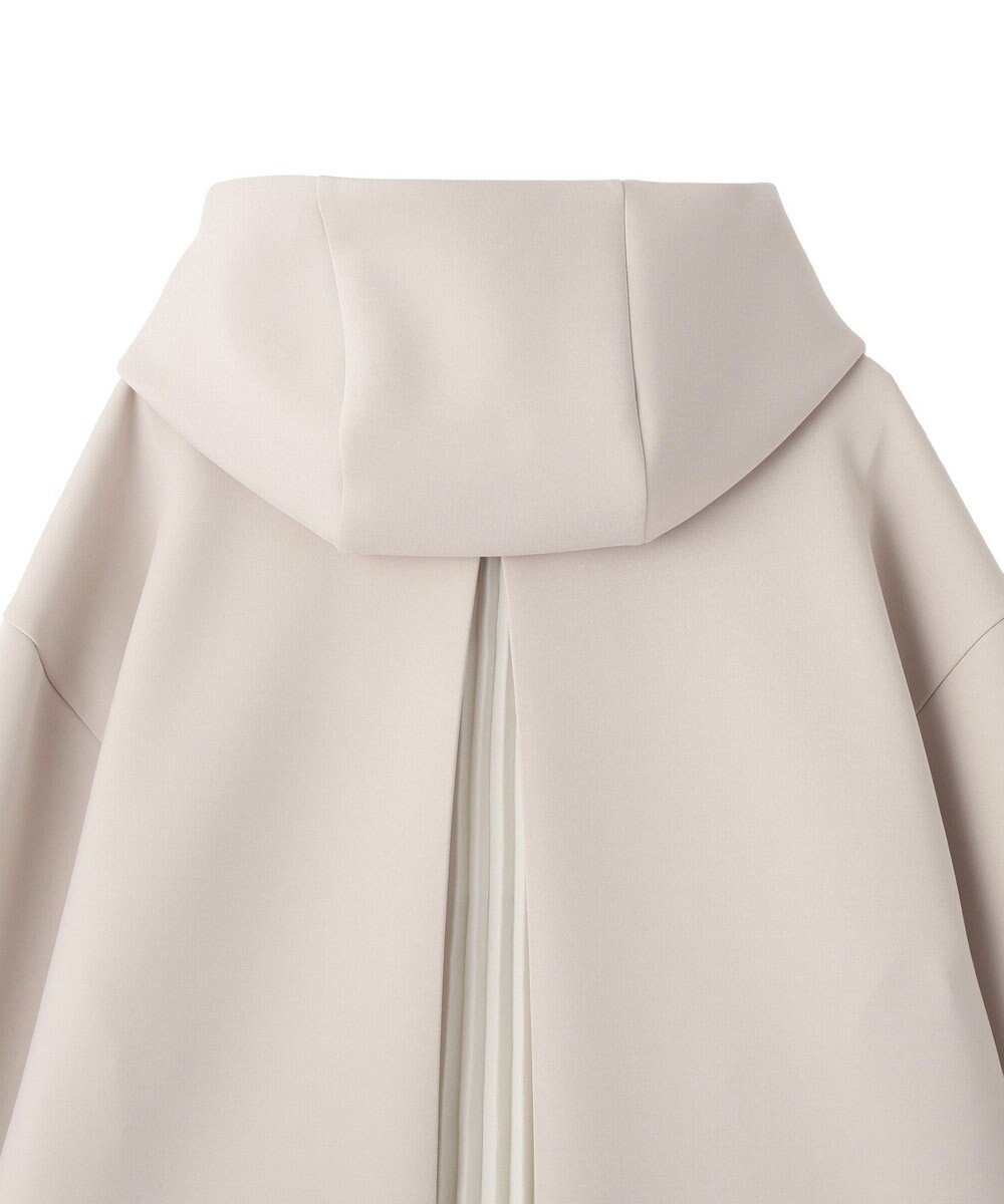 YECCA VECCA バックプリーツZIPフーディー 