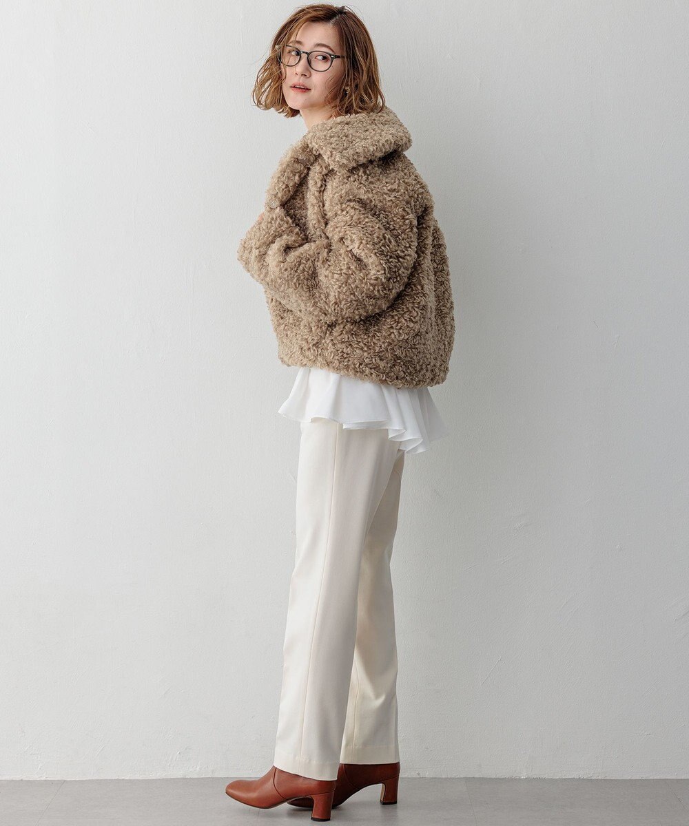 23区 L ECOPEL カーリーファー ブルゾン 