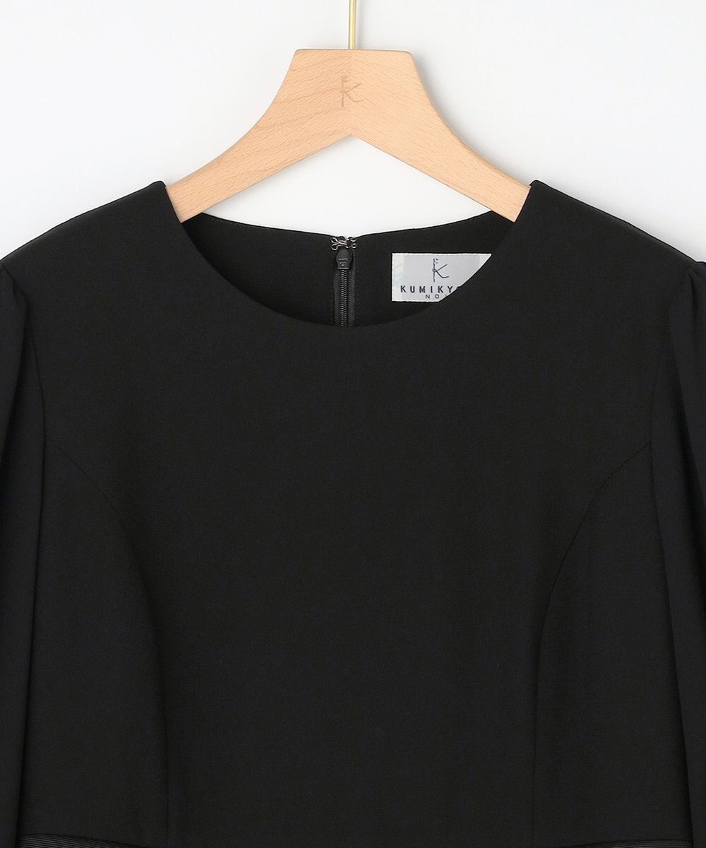 組曲 NOIR 【ストレッチ/オールシーズン対応】ペプラムミニグログラン ジャケット＋ワンピース 