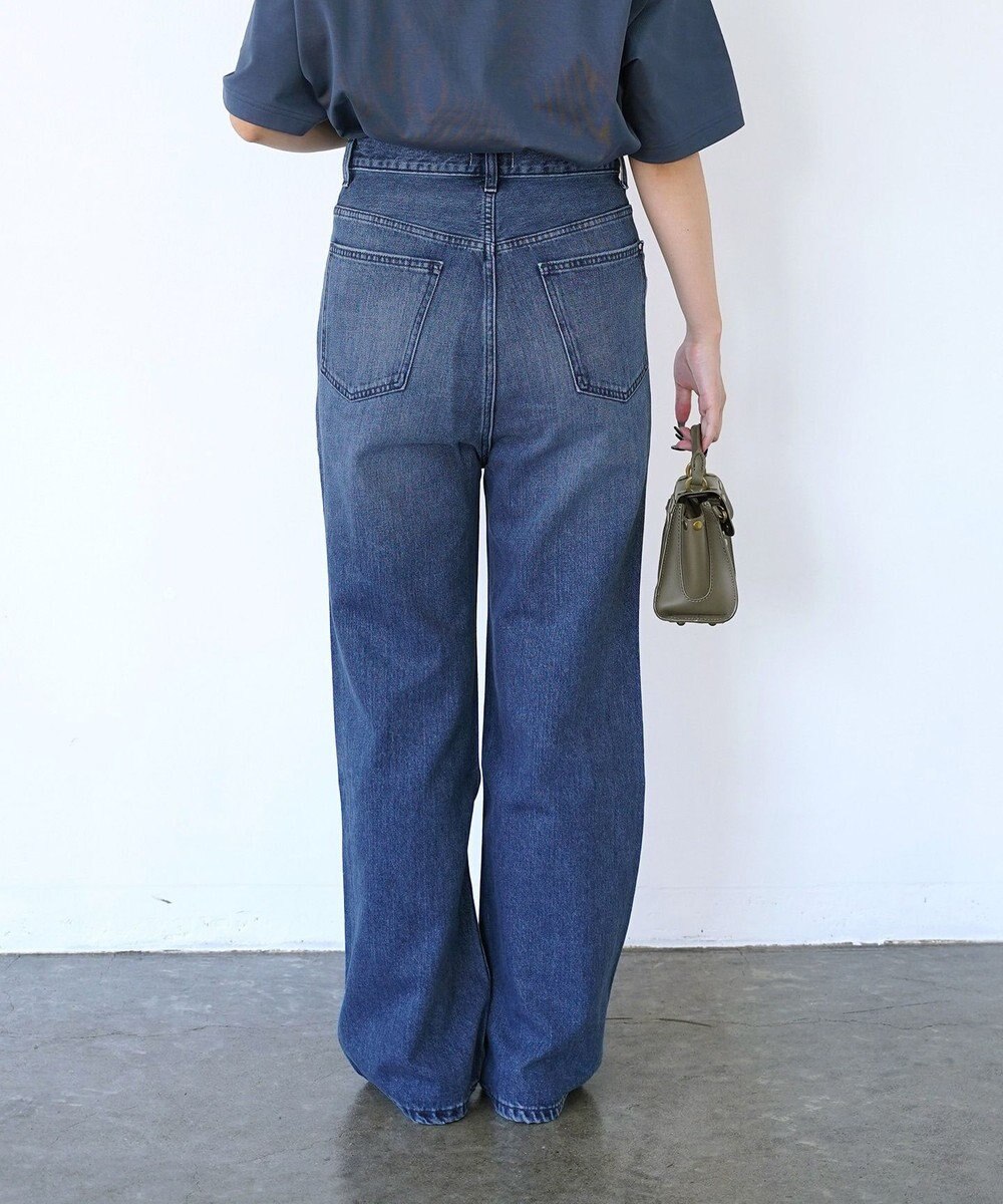 woadblue Marisol掲載＜坪田あさみさんコラボ＞SALUU サルー /デニムパンツ ミッドブルー 