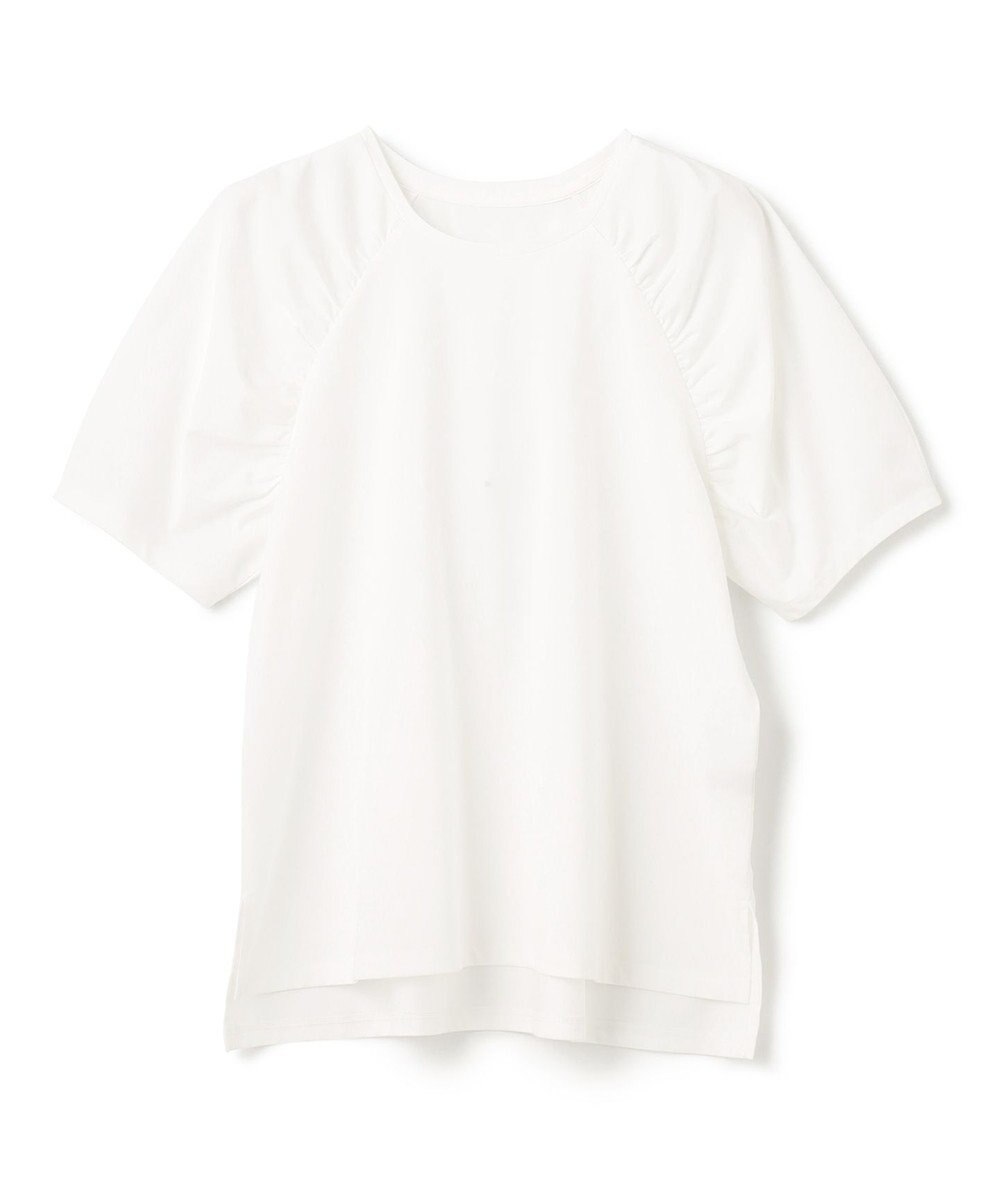 UNFILO ショルダーギャザーT 