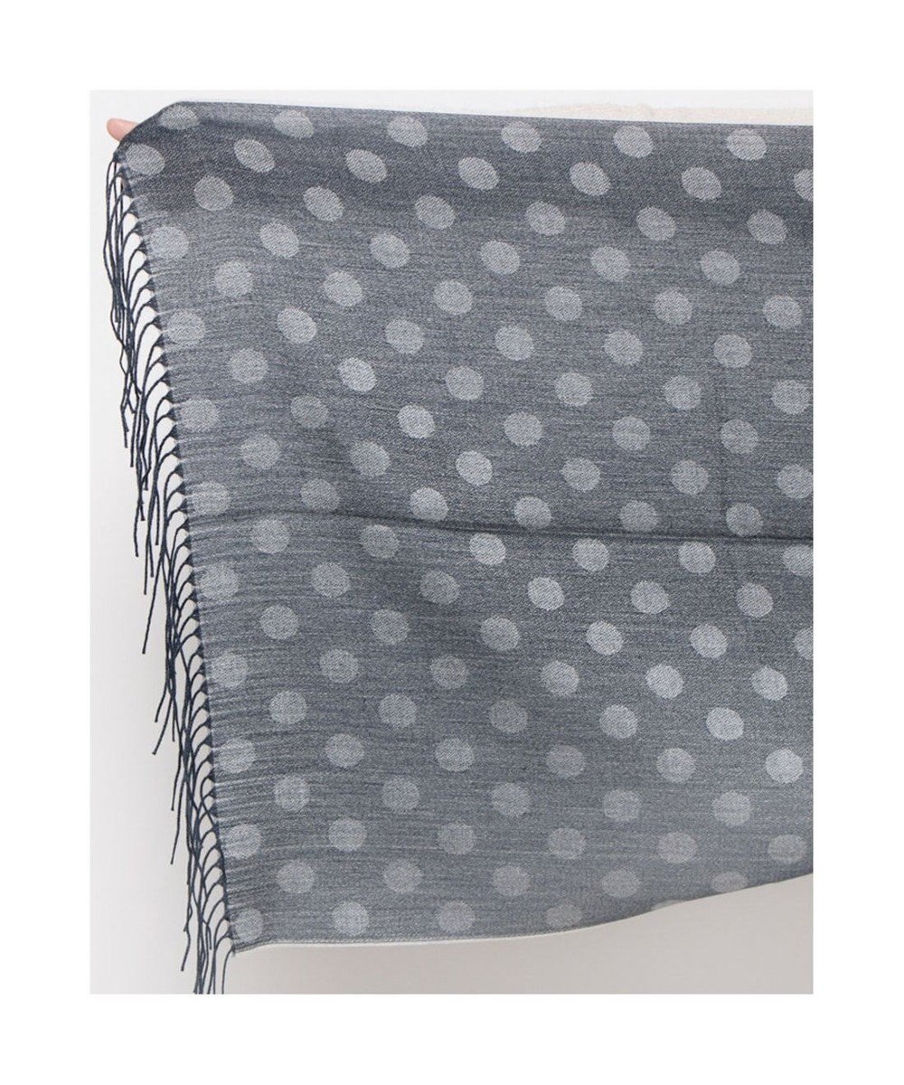UNBILLION カシュネ cache nez / ドット柄ジャカードストール 