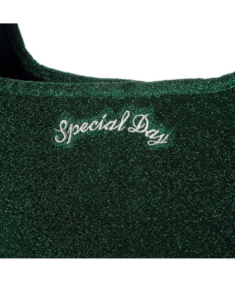 UNBILLION カシュカシュ cachecache / ラメワンポイント刺繍トート 