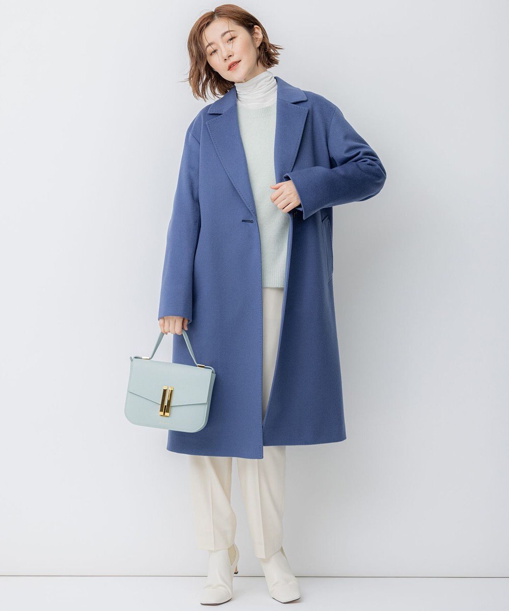 23区 【滝沢眞規子さん着用】ウールカシミヤビーバー チェスター コート 