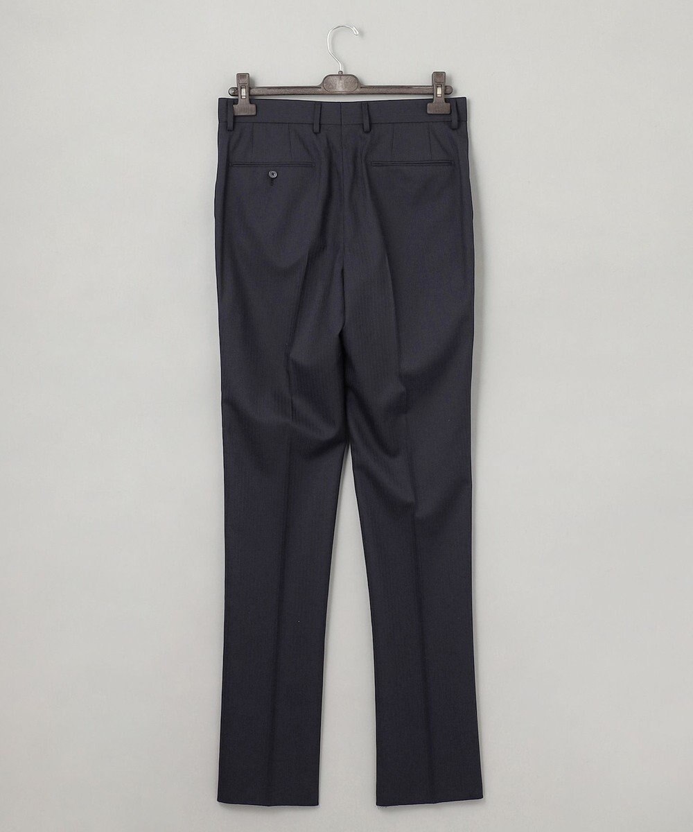 GOTAIRIKU 【御幸毛織】Superio160 ウールカシミヤ スーツ（ブラックストライプ） 