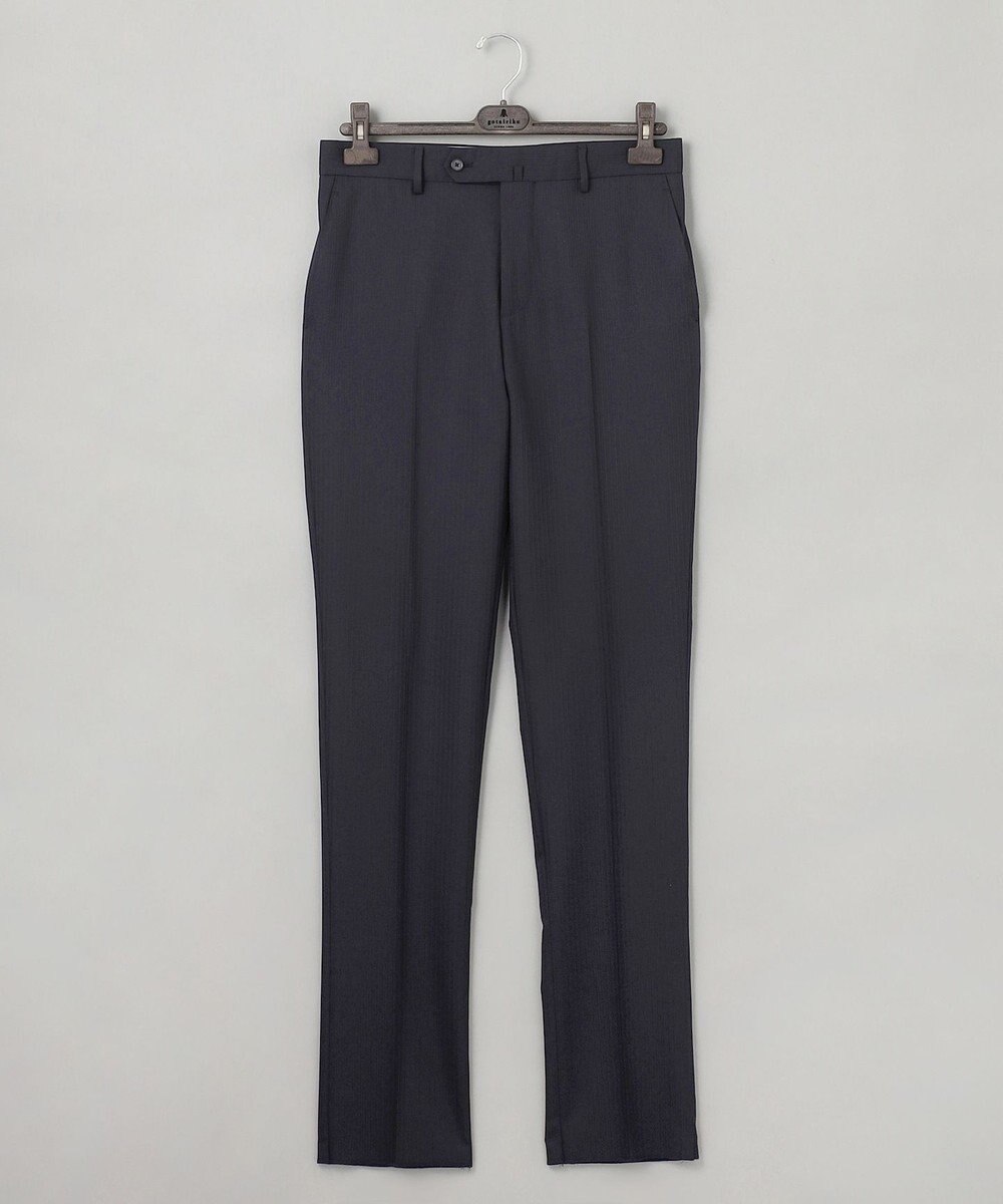 GOTAIRIKU 【御幸毛織】Superio160 ウールカシミヤ スーツ（ブラックストライプ） 