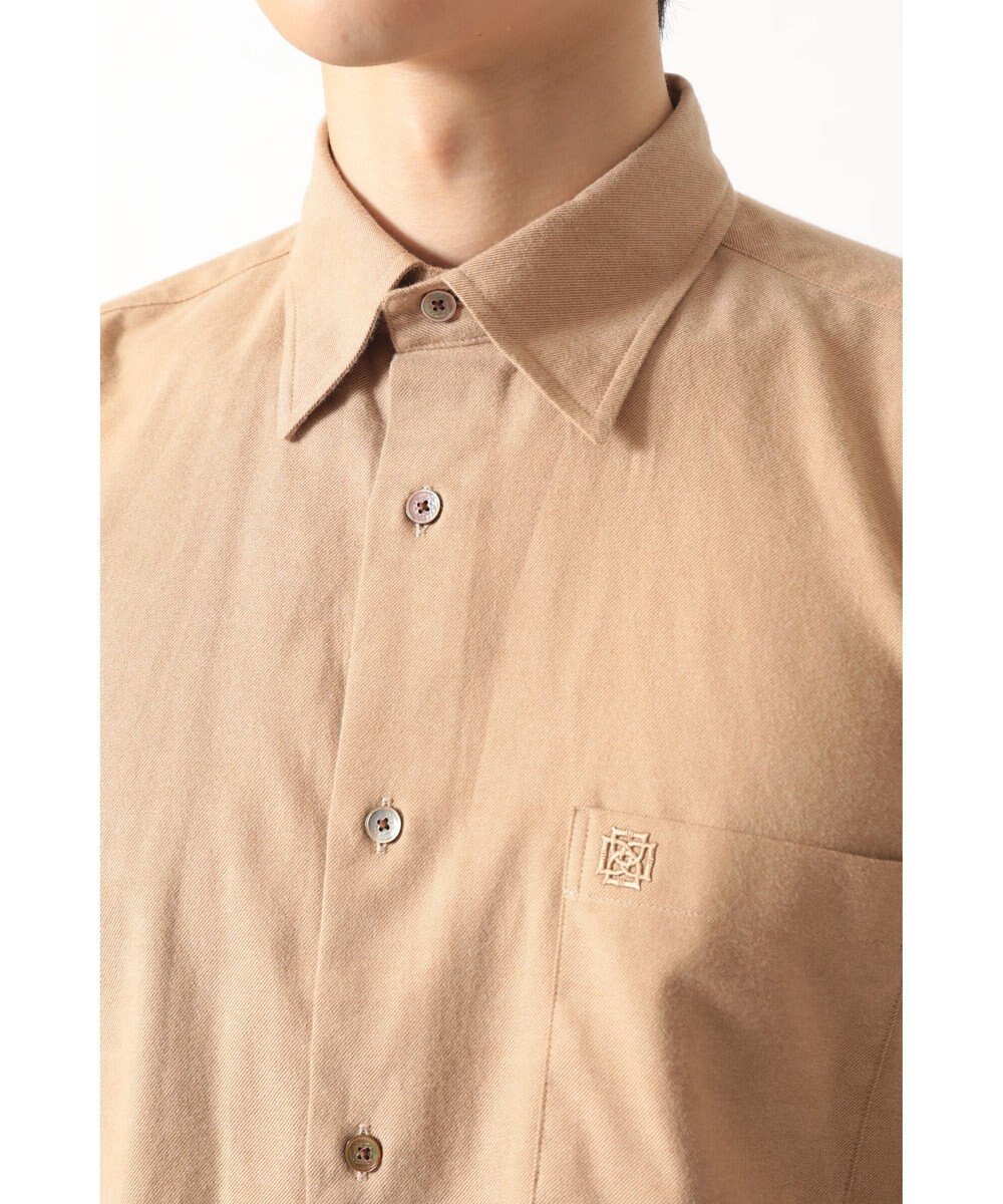 DAKS カシミヤタッチコットンシャツ 