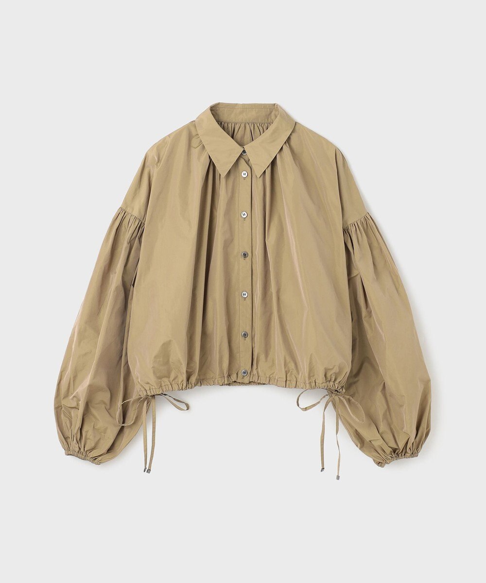 GRACE CONTINENTAL タフタギャザーシャツ 