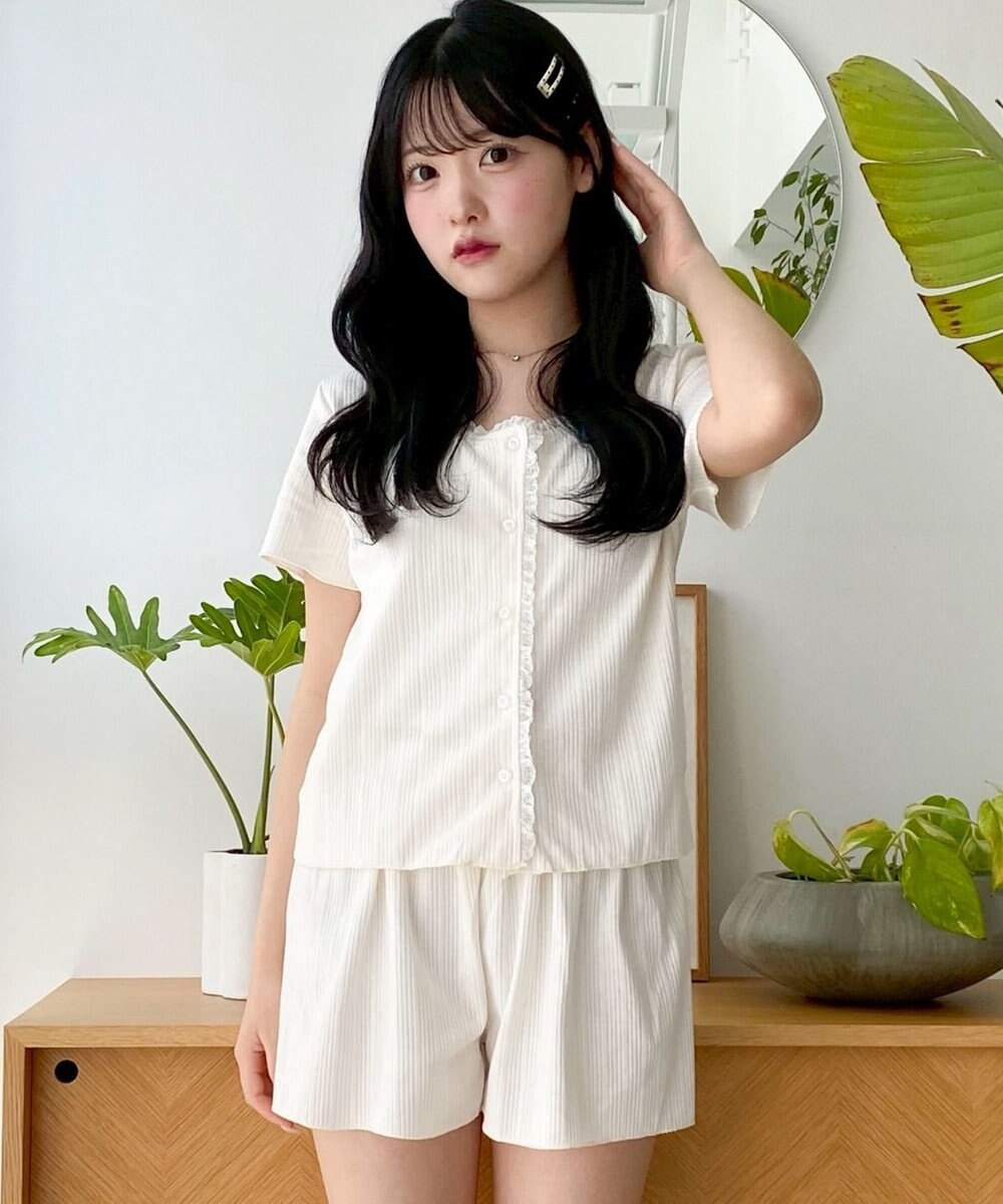 WEGO ワンカラーセットアップルームウェア 