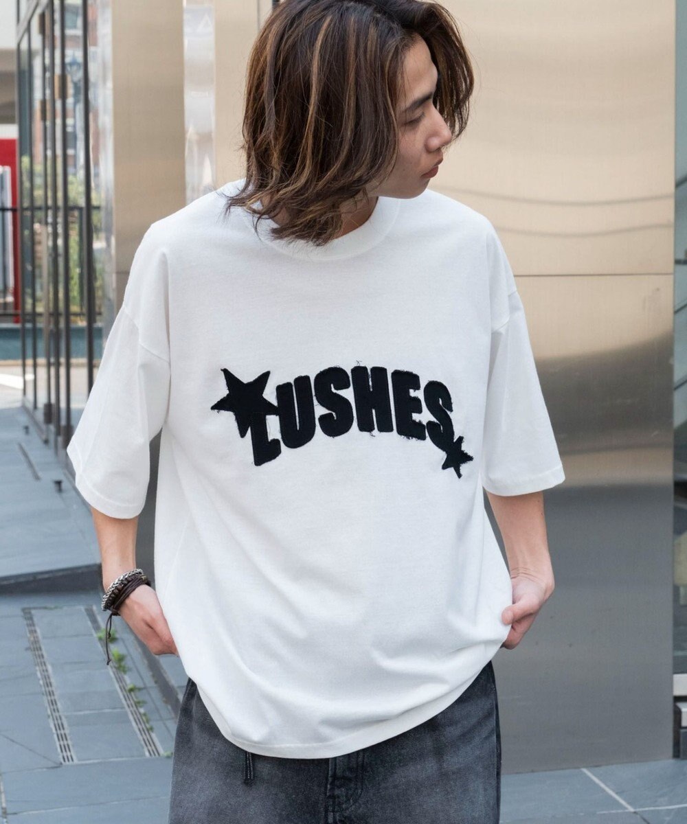 WEGO ダメージアップリケグラフィックT（SS） 