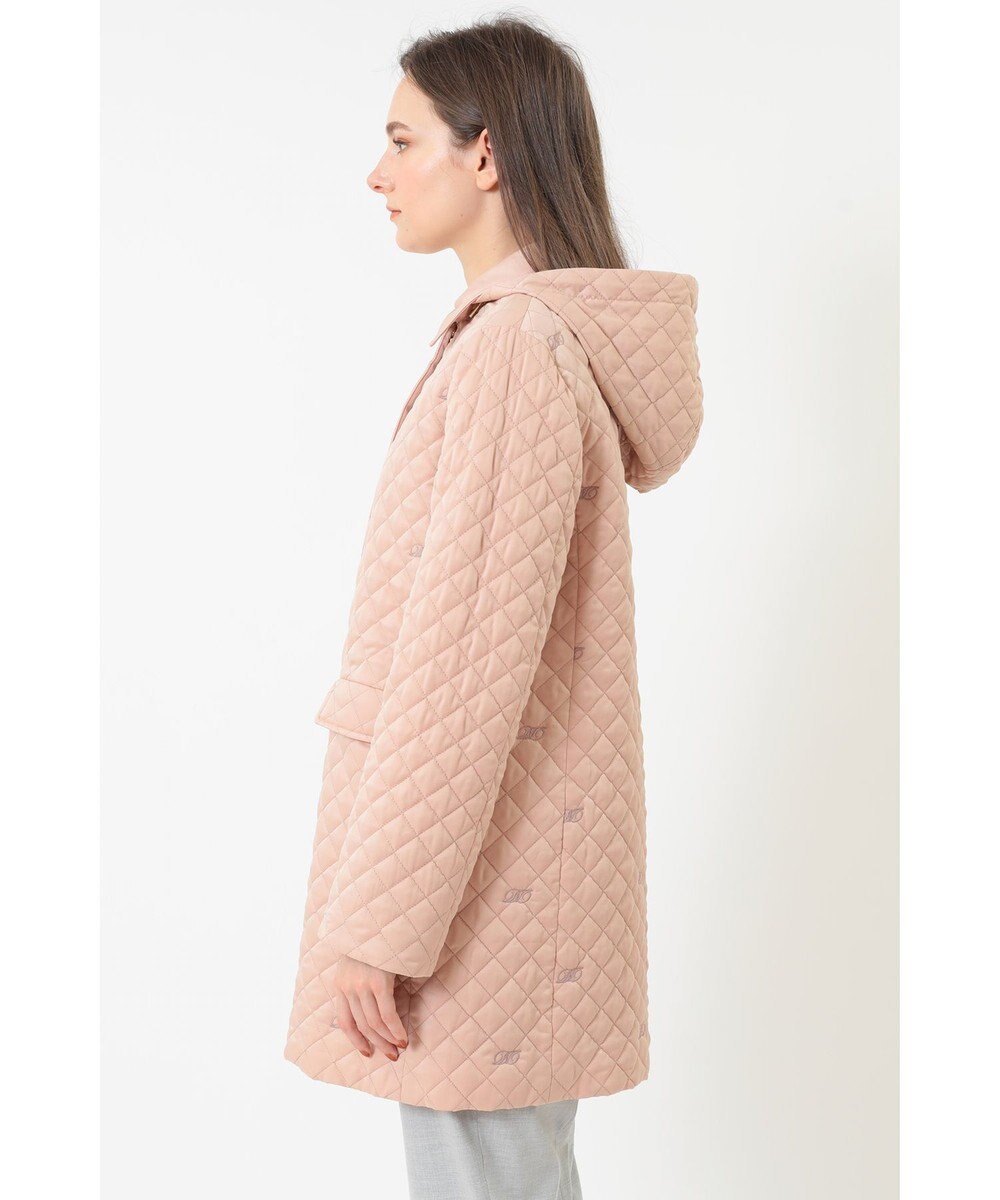 DAKS スウェードキルトコート 