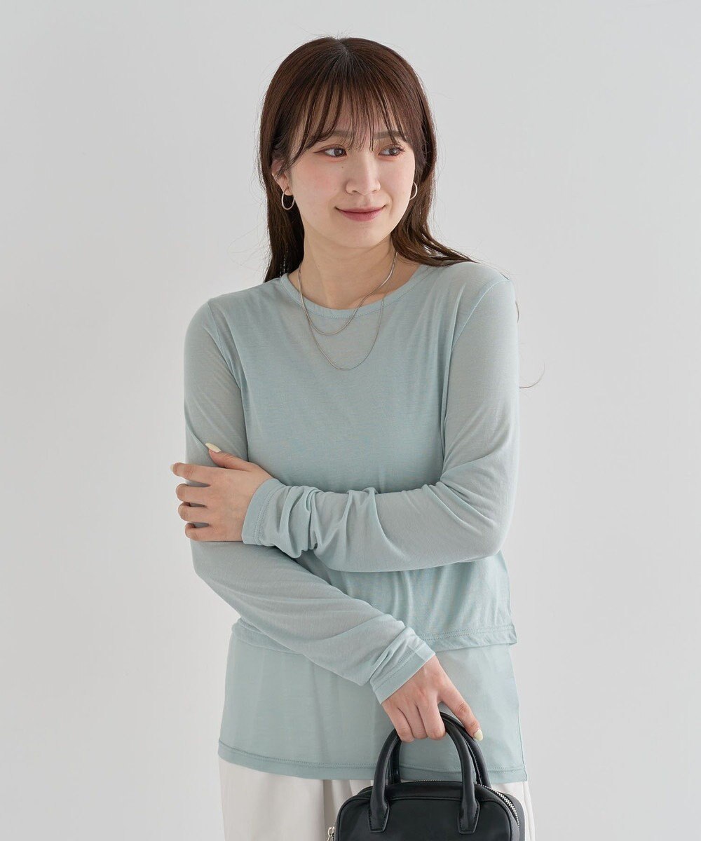 Green Parks ・Ｐｅｔｉｔ　Ｆｌｅｕｒ　レイヤードシアープルオーバ 