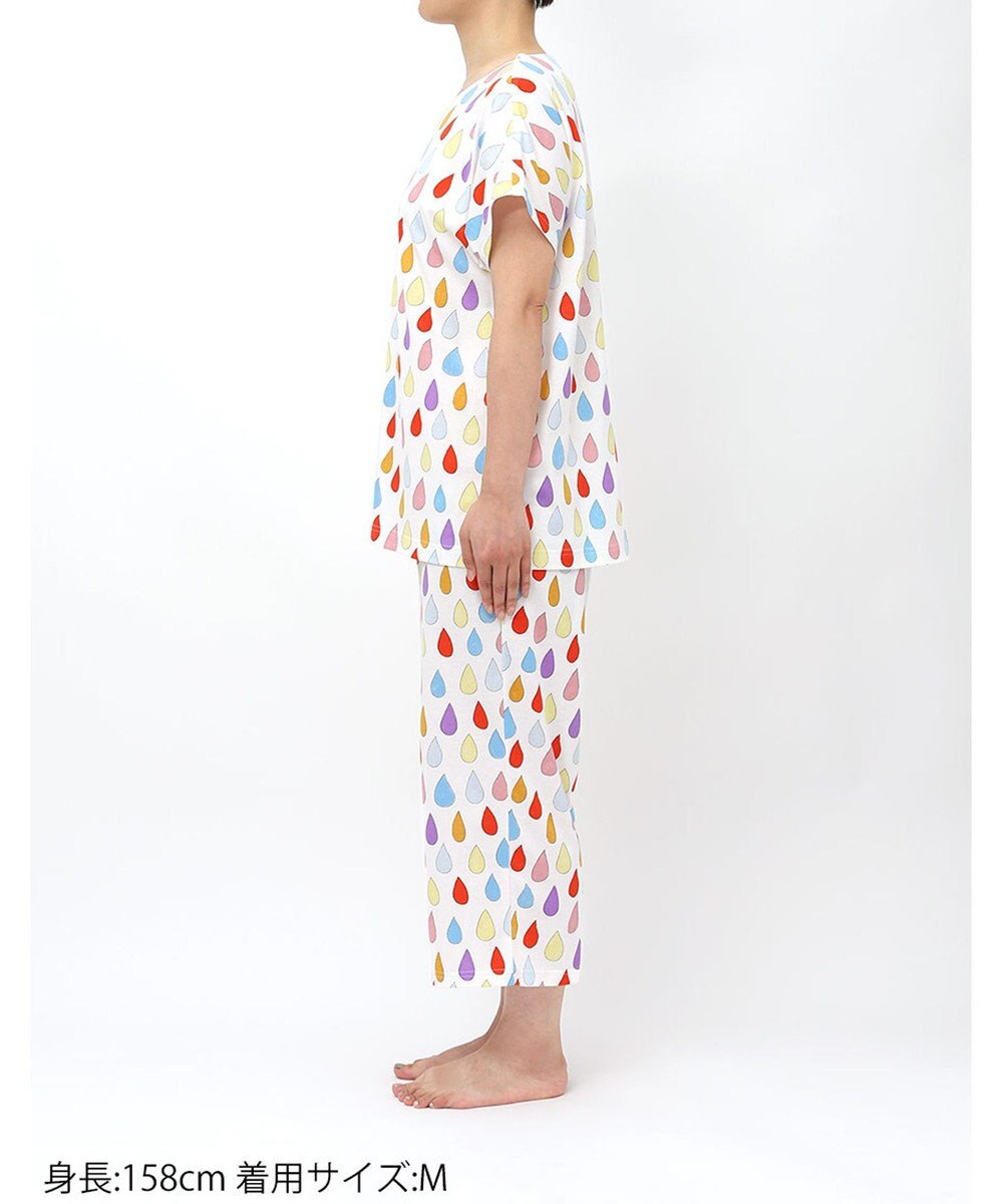 tsumori chisato SLEEP ツモリチサト パジャマ 綿100%(本体) 天竺素材 3分袖 半袖 8分丈 レディース UDT123 /ワコール 
