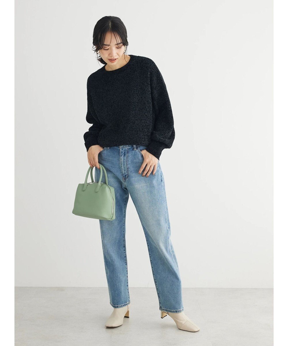 Green Parks ベロアモールニットプルオーバー 