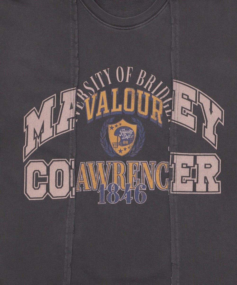 WEGO 【ユニセックス着用ITEM/MLサイズ展開】ドッキングカレッジスウェT（SS） 