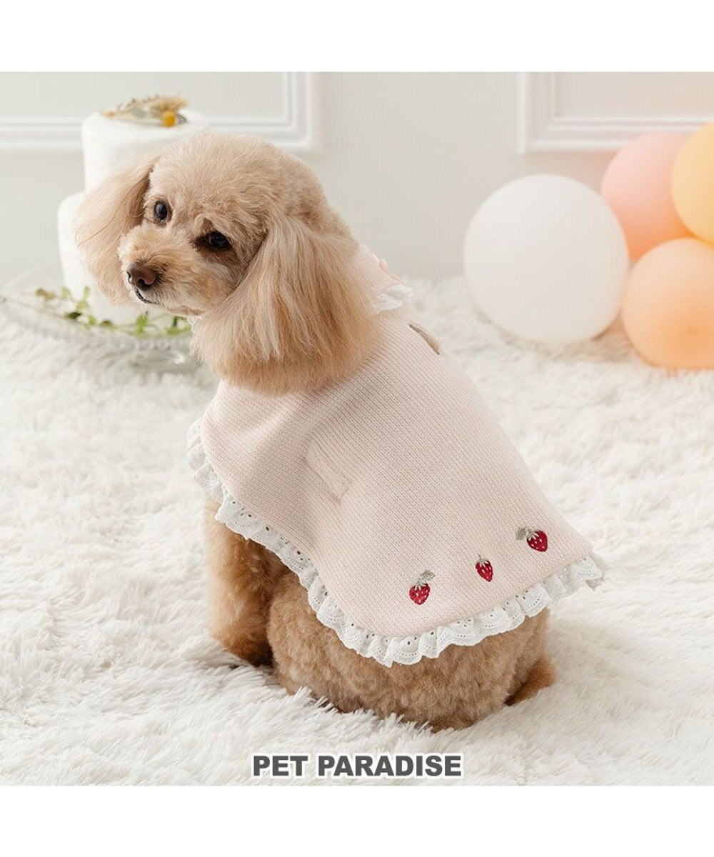 PET PARADISE ペットパラダイス お手軽 ポンチョ 《いちご》 小型犬 