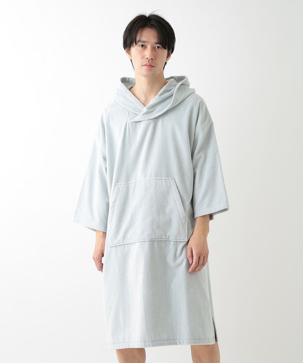 UCHINO エアリータッチ ポケット付サウナポンチョ 