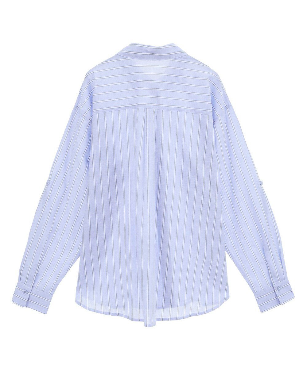 earth music&ecology 【接触冷感】綿麻混ベーシックシャツ 