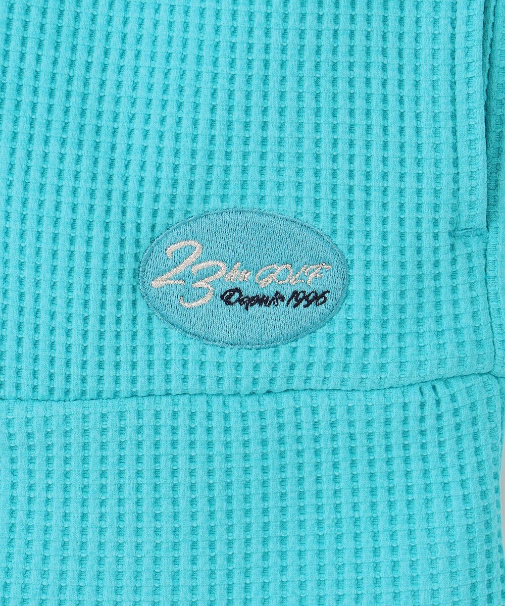 23区GOLF 【WOMEN】【UVケア】テクニカルワッフル フーディ 