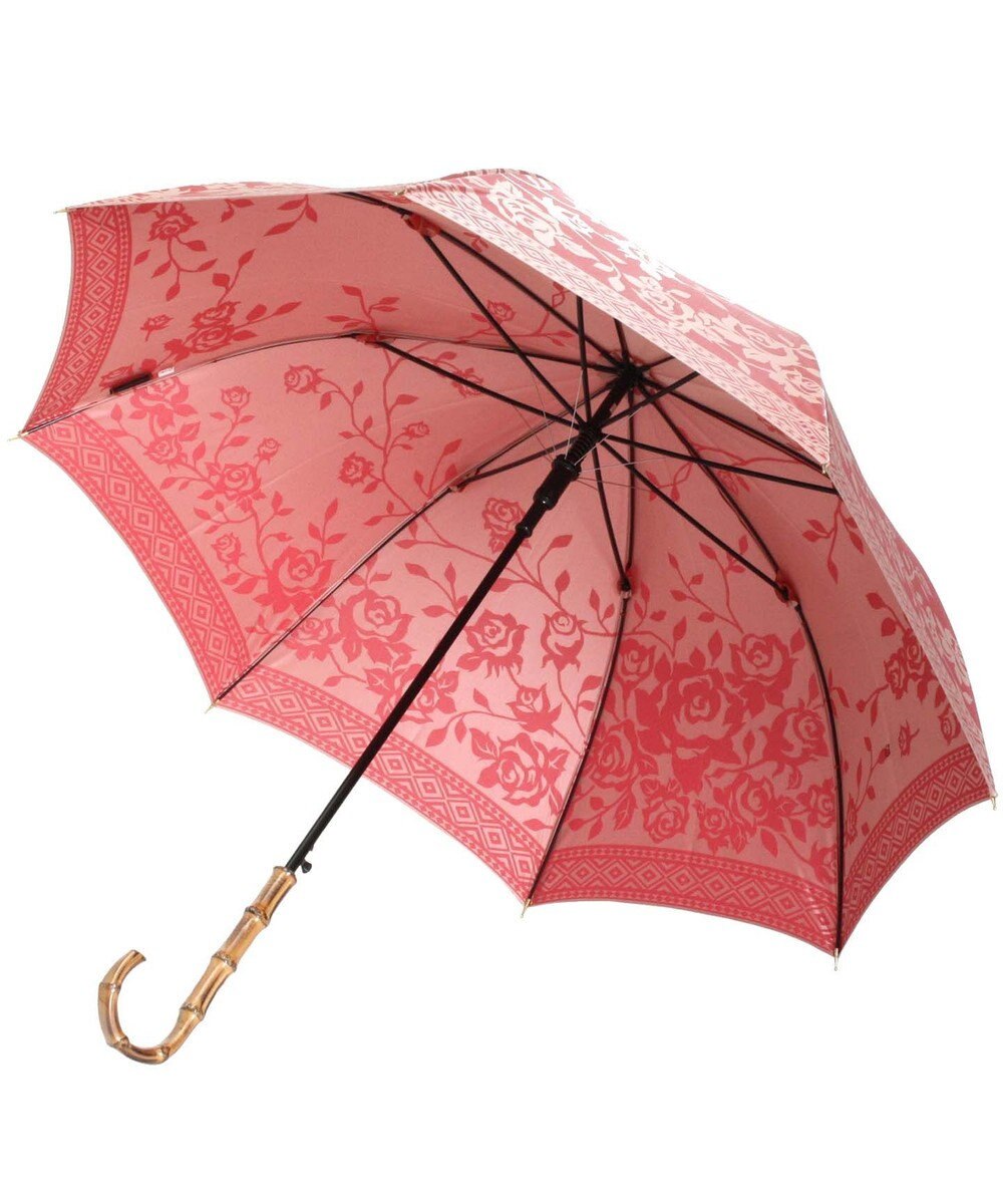 槇田商店 Kirie バラ フレンチレッド 長傘 