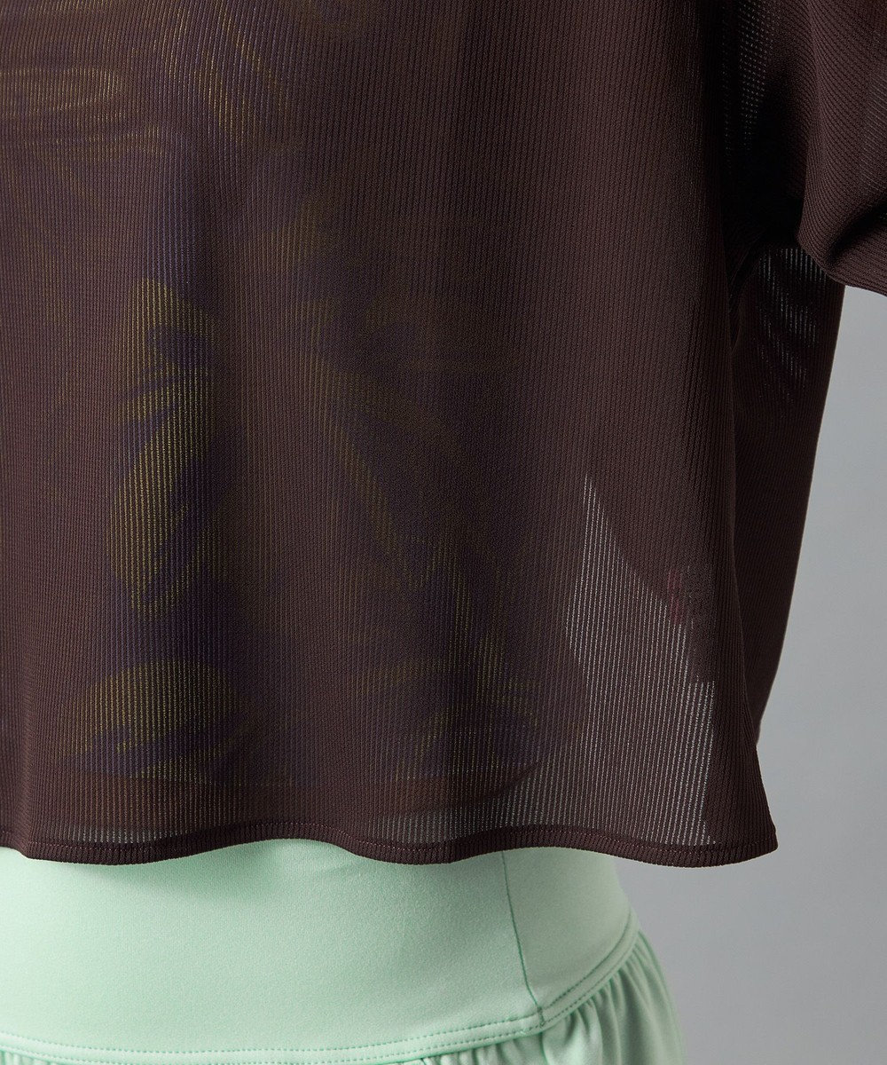 Chacott Chacott BALANCE シアーリブバックシャンTシャツ 