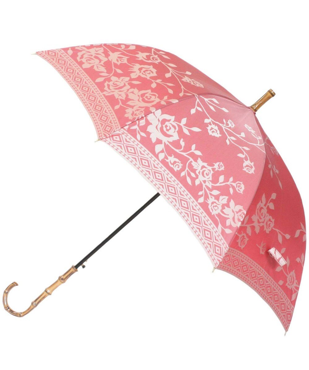 槇田商店 Kirie バラ フレンチレッド 長傘 