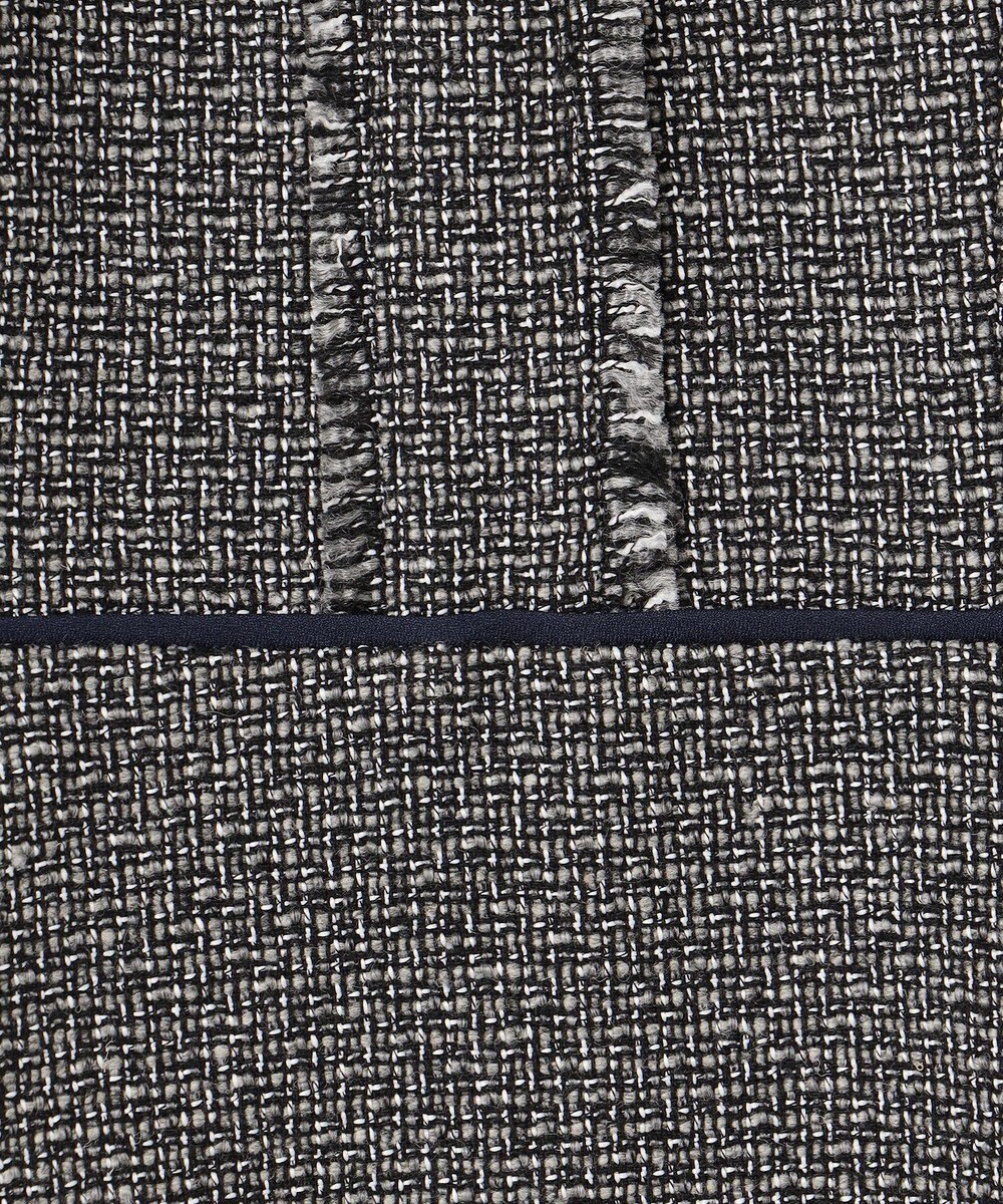 Feroux 【洗える】ツイードコンビミディ ワンピース 