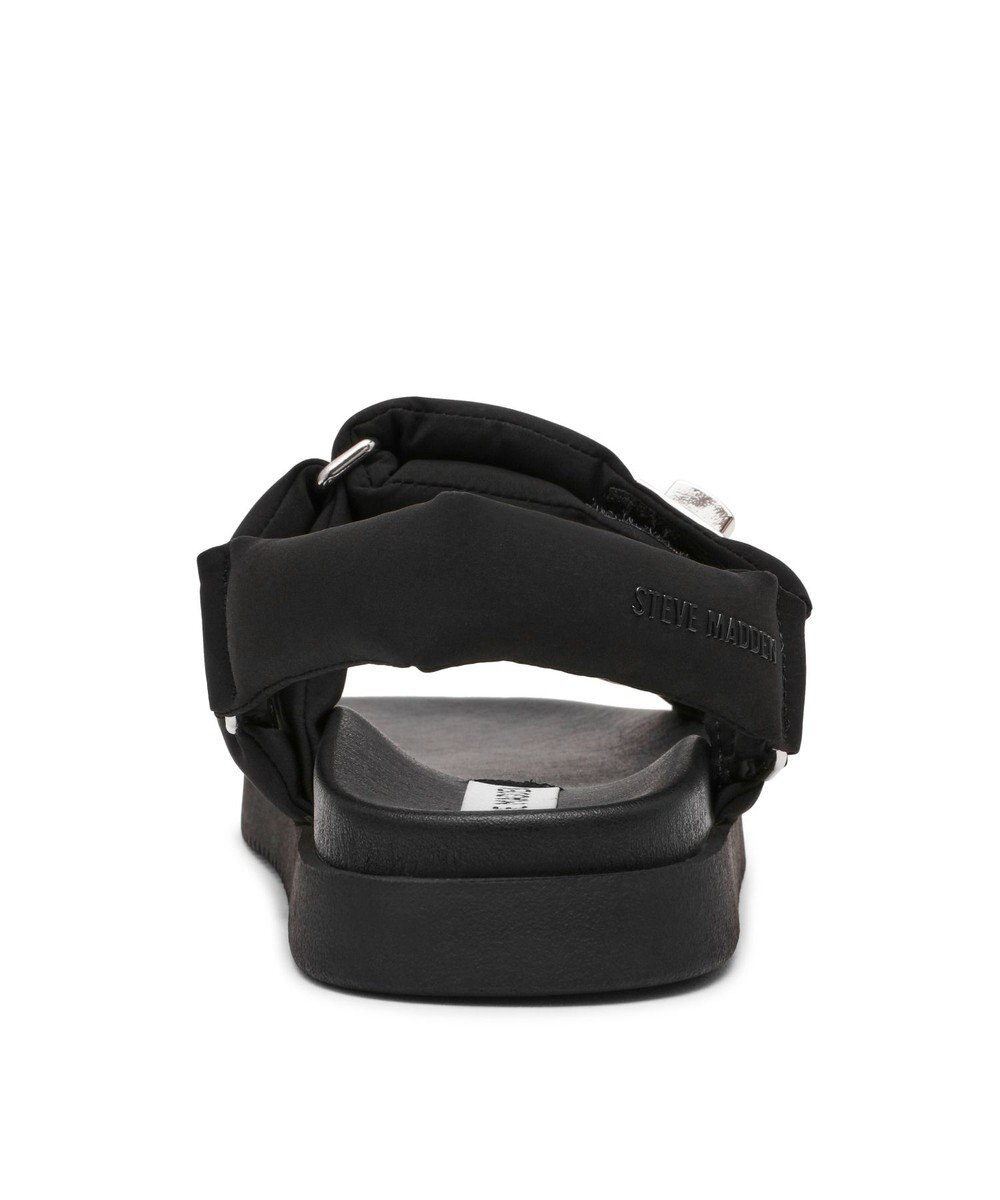 STEVE MADDEN MONAT ナイロンパデッドストラップフラットサンダル 