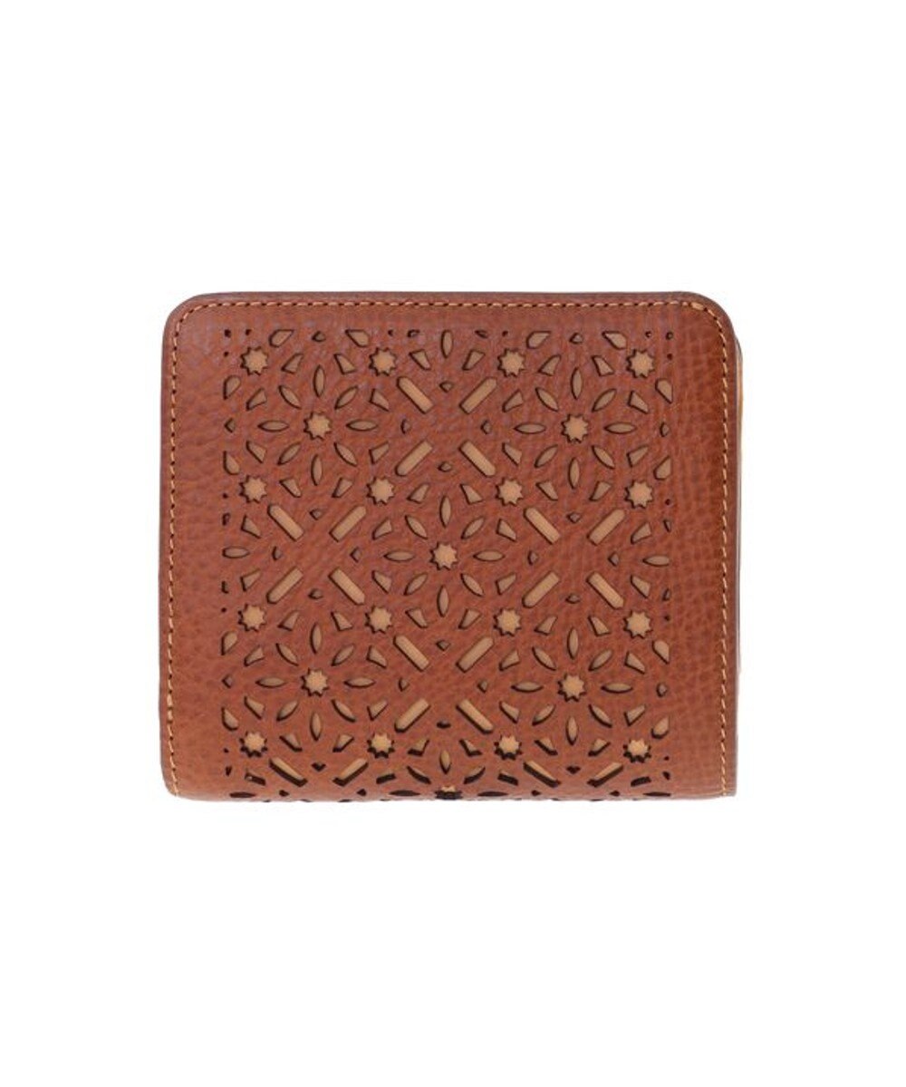 genten ダイヤカットワーク　二つ折り財布 