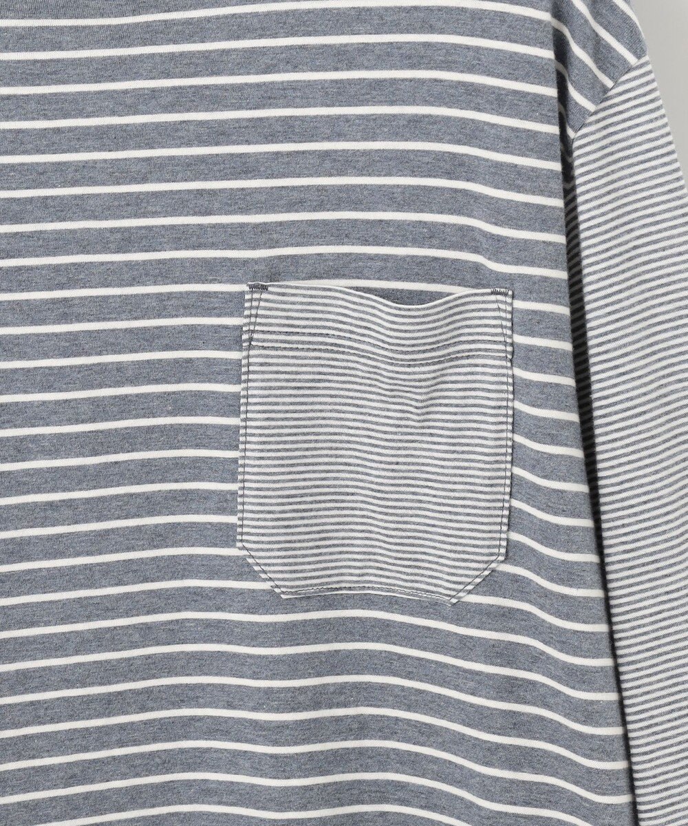 JOSEPH ABBOUD MOUNTAIN 【SPACE／UNISEX】OGコットンボーダークレイジー  カットソー 