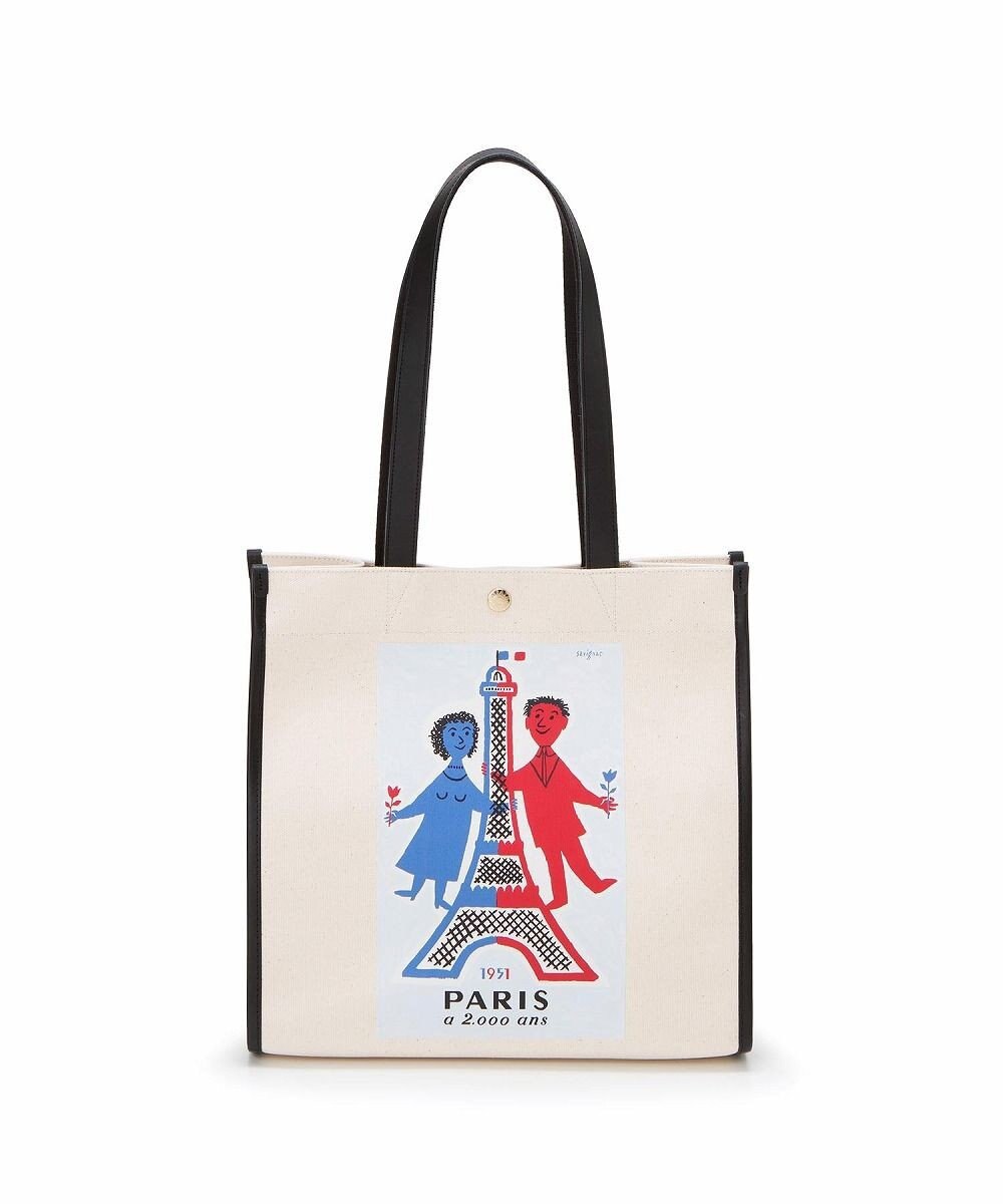 TOPKAPI 【Breath TOPKAPI】サヴィニャック × Breath TOPKAPI アート プリント オーガニックキャンバス トート バッグ 