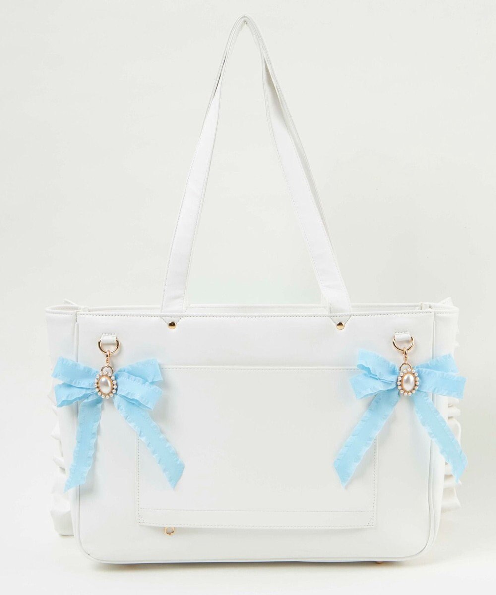 WEGO 【痛バ＆推し活グッズ】きらめきレースアップフリル痛バッグ 