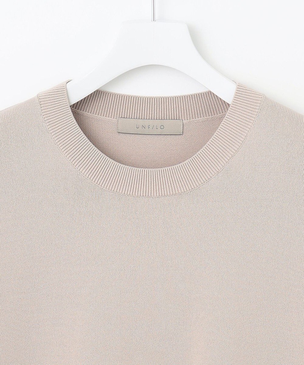 UNFILO MENS 【接触冷感】イージーケア ニット半袖Ｔシャツ [23年春夏商品] 