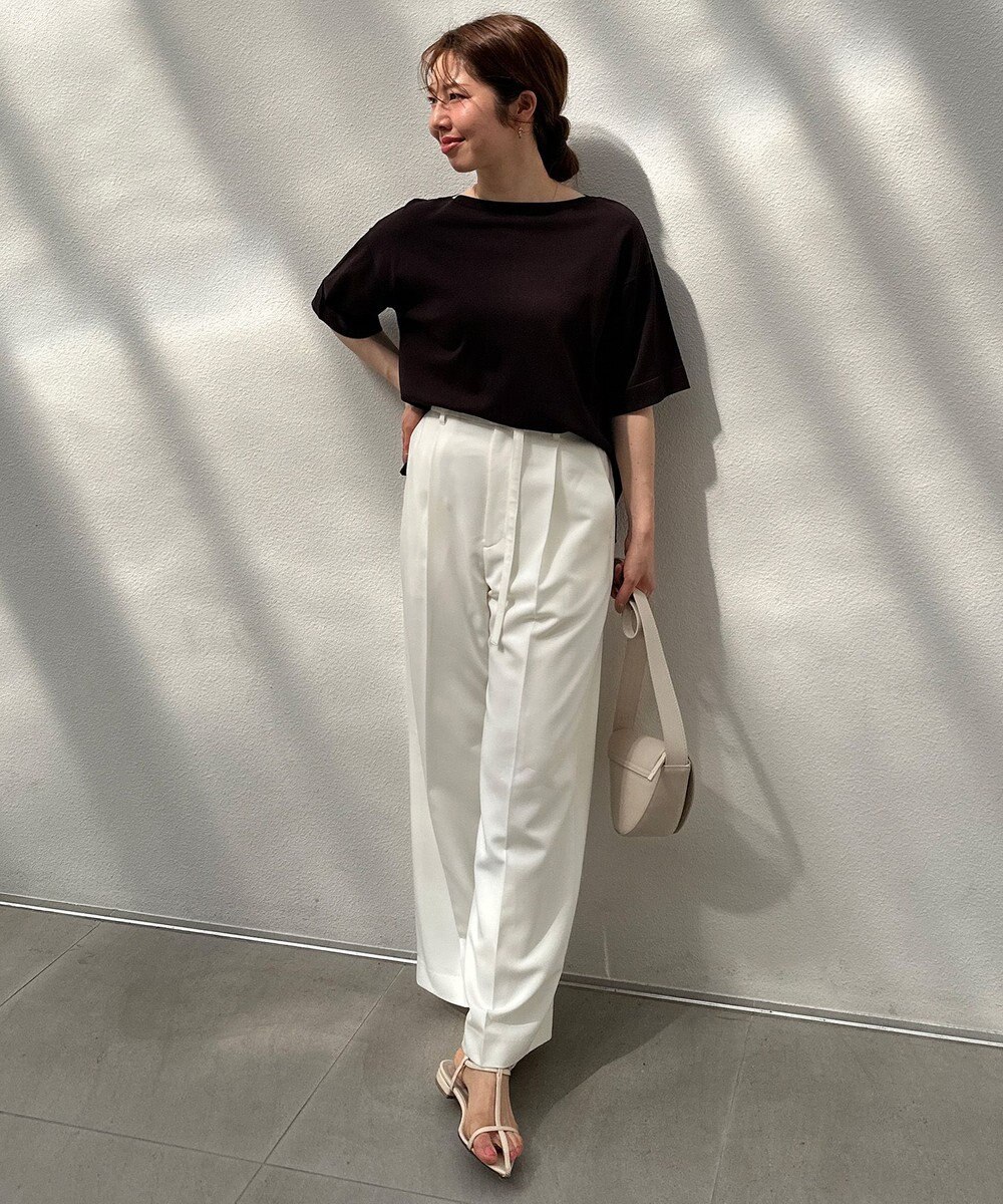 UNFILO L スゴ機能美 ハーフスリーブ ニット 