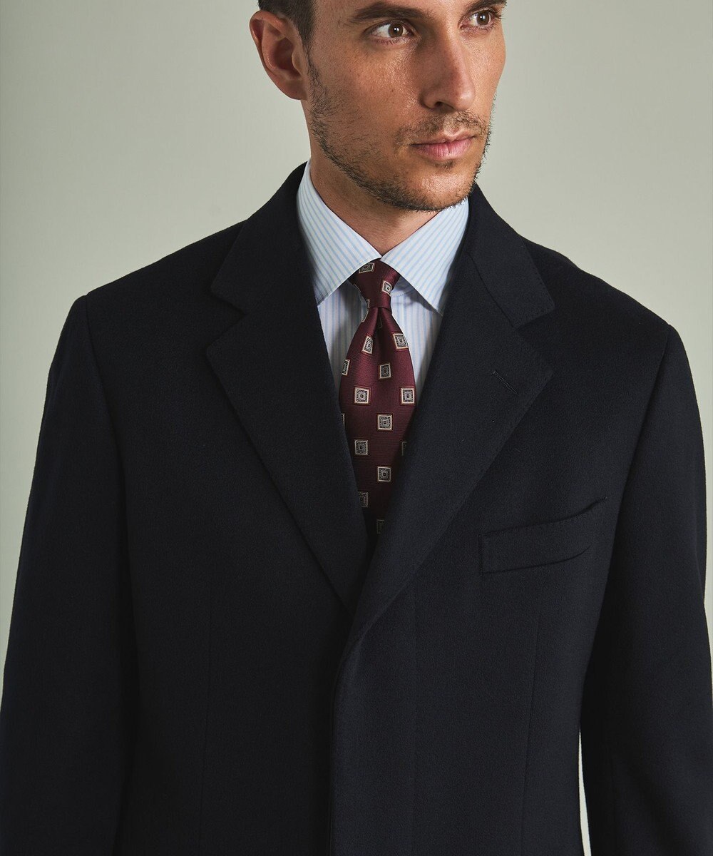 GOTAIRIKU 【MTRピュアカシミヤ】シングルブレストチェスターフィールドコート 