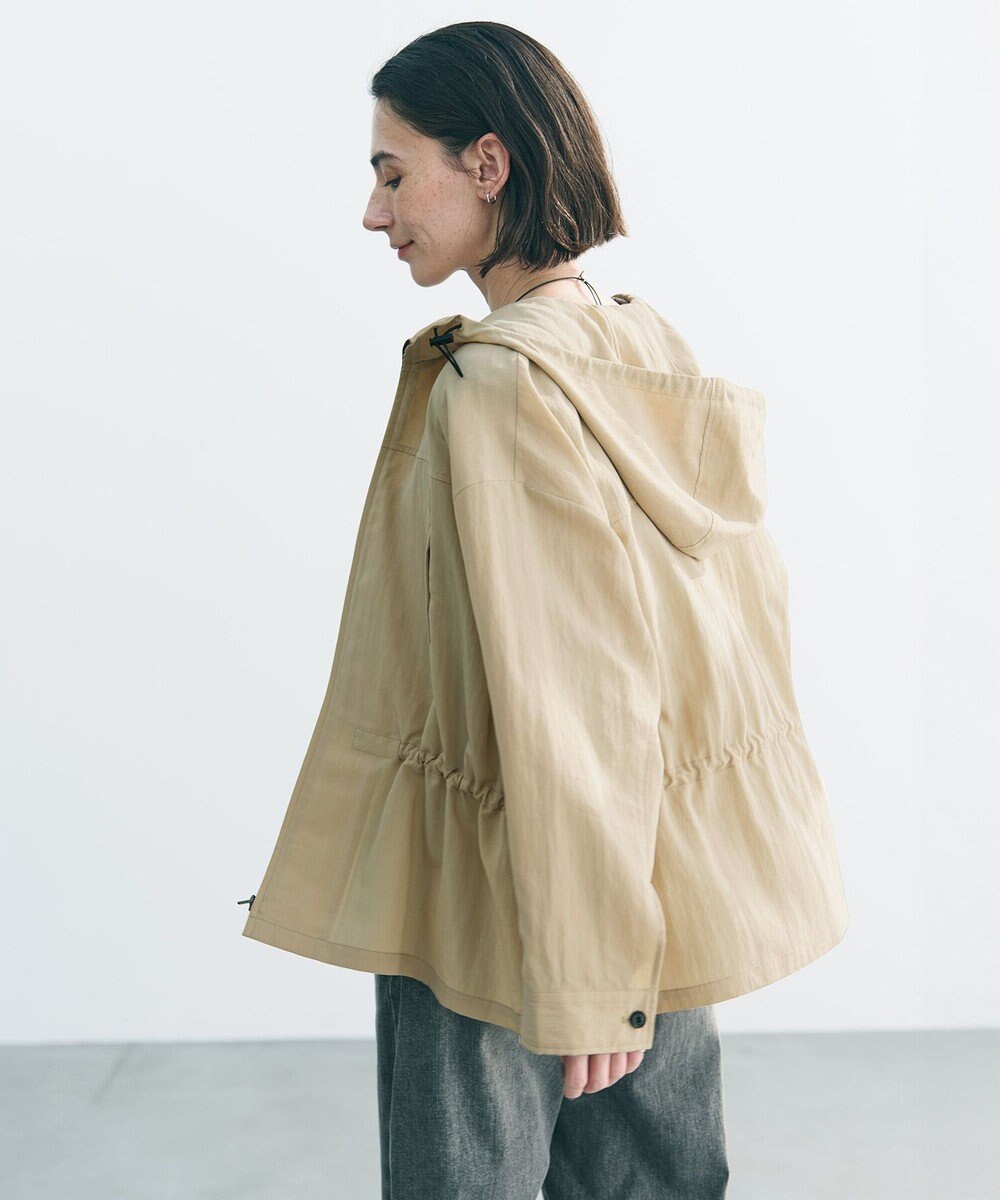 UNFILO L ドロスト フーディブルゾン 