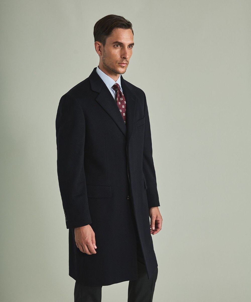 GOTAIRIKU 【MTRピュアカシミヤ】シングルブレストチェスターフィールドコート 