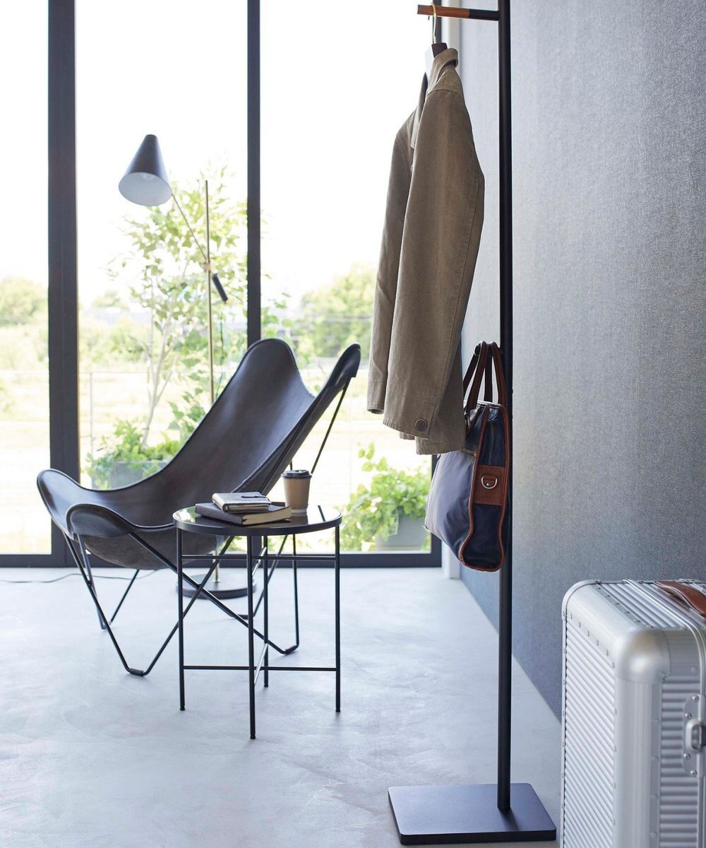 tower エントランスコートハンガー タワー ブラック 