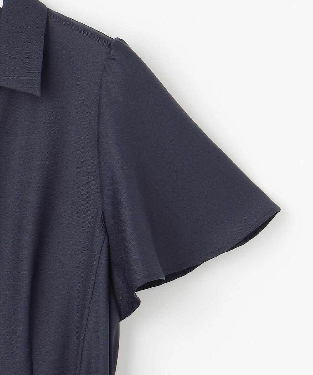 ANY SIS 【接触冷感・UVカット・速乾】スムージーポリエステル シャツワンピース 